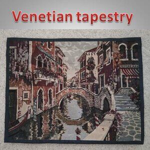 Venetian tapestry wall hanging